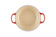 Le Creuset Bräter Signatur Rund - Kirschrot - 22 cm