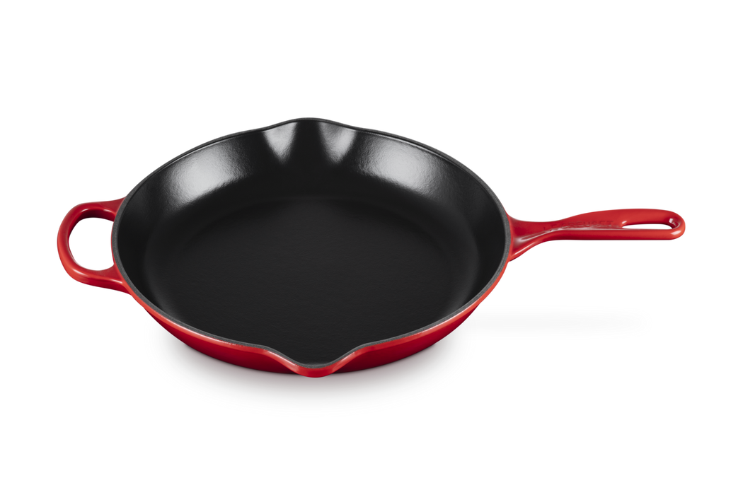 Le Creuset Brat- und Servierpfanne rund aus Gusseisen - 30 cm - Kirschrot