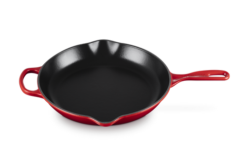 Le Creuset Brat- und Servierpfanne rund aus Gusseisen - 30 cm - Kirschrot