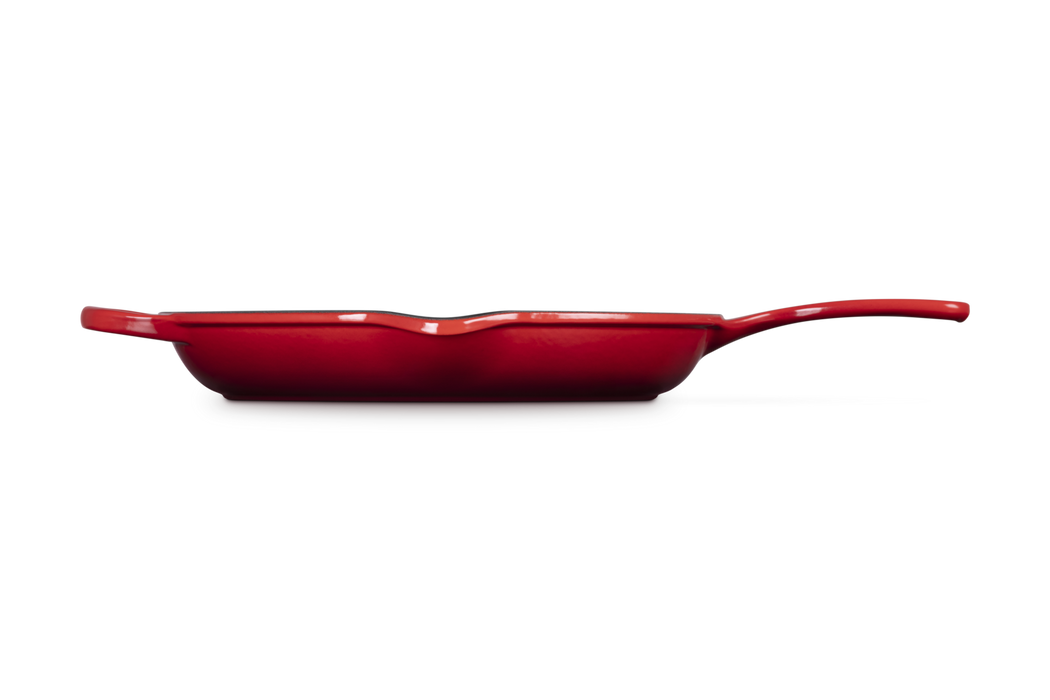 Le Creuset Brat- und Servierpfanne rund aus Gusseisen - 30 cm - Kirschrot