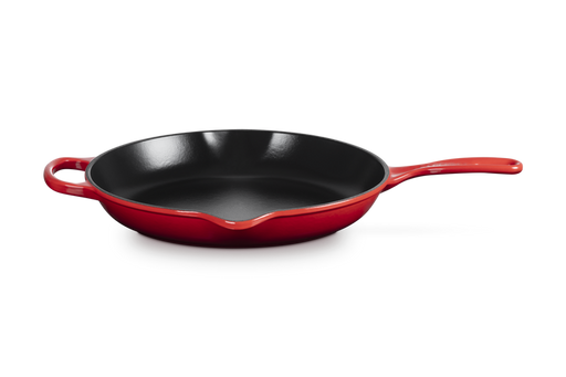 Le Creuset Brat- und Servierpfanne rund aus Gusseisen - 30 cm - Kirschrot
