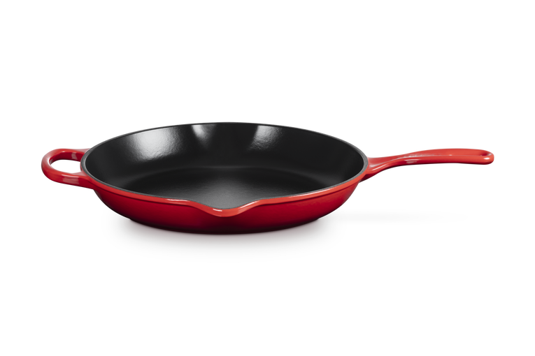 Le Creuset Brat- und Servierpfanne rund aus Gusseisen - 30 cm - Kirschrot