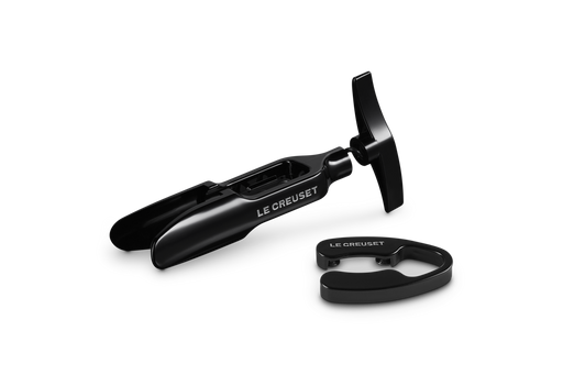 Le Creuset Korkenzieher LC, schwarz - Geschenkset