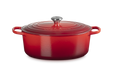 Le Creuset Ovaler Bräter aus Gusseisen - 33 cm - Kirschrot