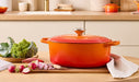 Le Creuset Ovaler Bräter aus Gusseisen - 33 cm - Ofenrot