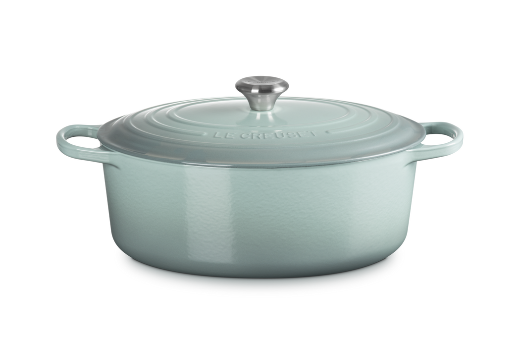 Le Creuset Ovaler Bräter aus Gusseisen - 33 cm - Sea Salt