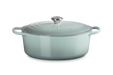 Le Creuset Ovaler Bräter aus Gusseisen - 33 cm - Sea Salt