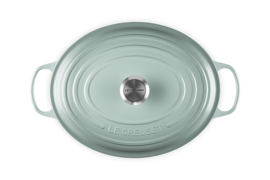 Le Creuset Ovaler Bräter aus Gusseisen - 33 cm - Sea Salt