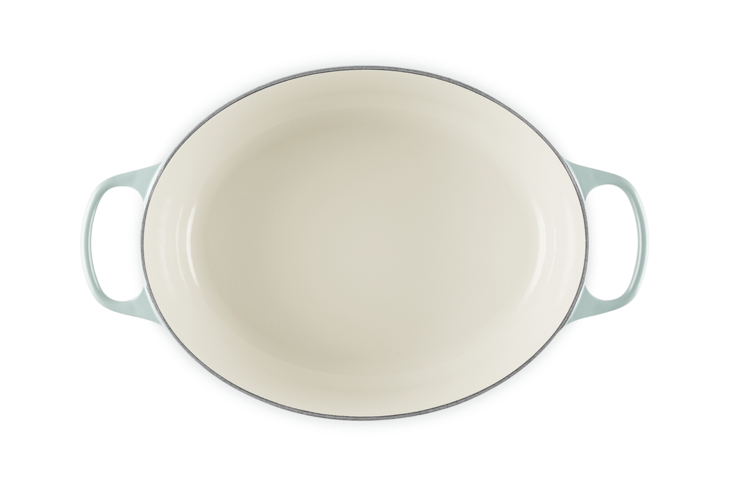 Le Creuset Ovaler Bräter aus Gusseisen - 33 cm - Sea Salt