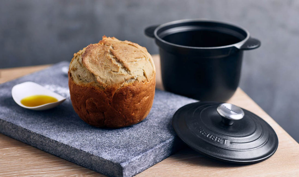 Le Creuset Reistopf Cocotte aus Gusseisen - Schwarz