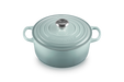 Le Creuset Runder Bräter aus Gusseisen - 24 cm - Sea Salt