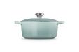 Le Creuset Runder Bräter aus Gusseisen - 24 cm - Sea Salt