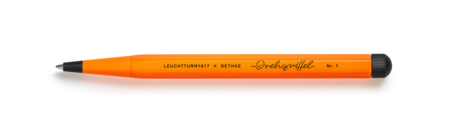Leuchtturm Drehgriffel Nr. 1 - Kugelschreiber mit schwarzer Tinte - Luminous Edition - Luminious Orange