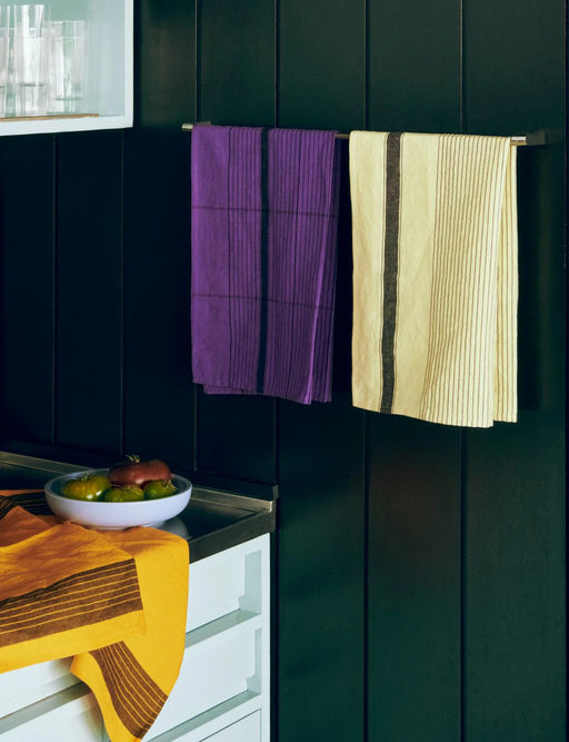 HAY Linear Tea Towel - Purple