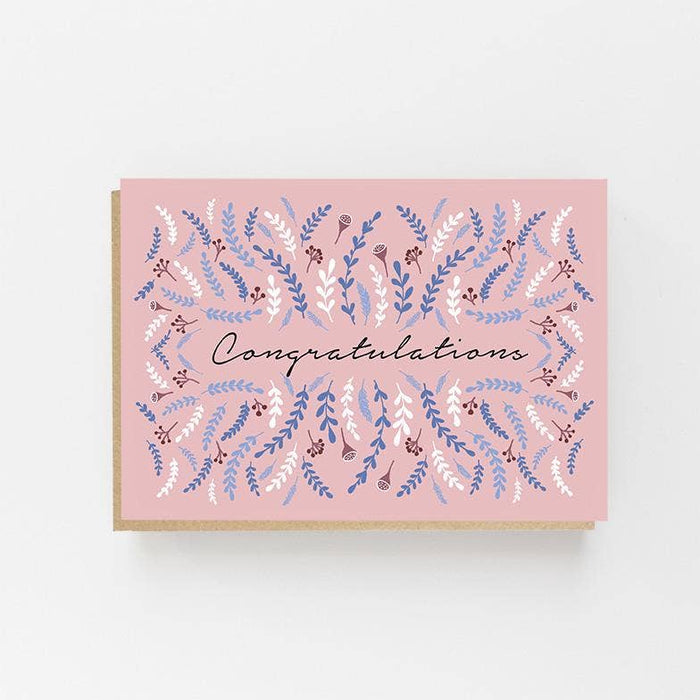 Grußkarte Glückwunsch - "Congratulations"