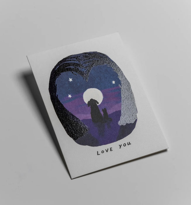 Grußkarte Liebe Lagom John Bond "Love You"