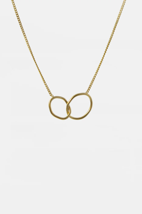 Double Wire Halskette - Gold