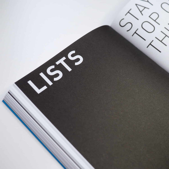 FOX & POET Planer Undatiert - *MAKE THINGS HAPPEN* - Blau