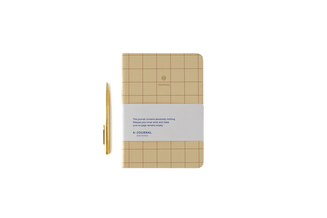 A-Journal A6 Notebook - Checkered