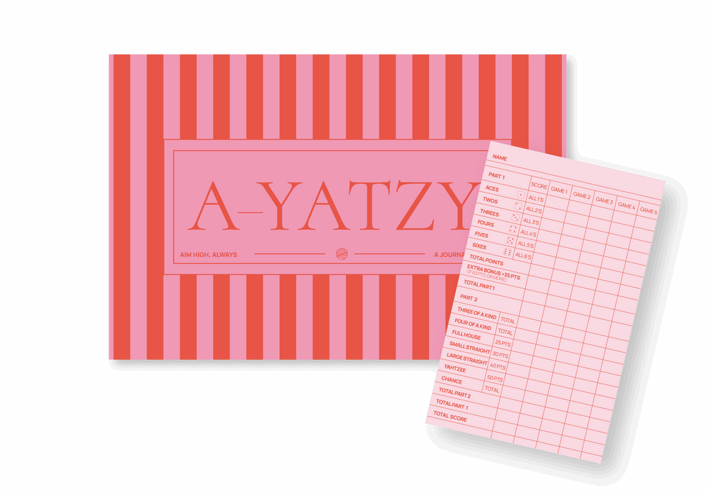 A-Journal A-Yatzy – Pink Red