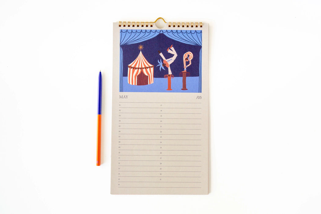 Zircus Geburtstagskalender / Birthday Calendar - Circus