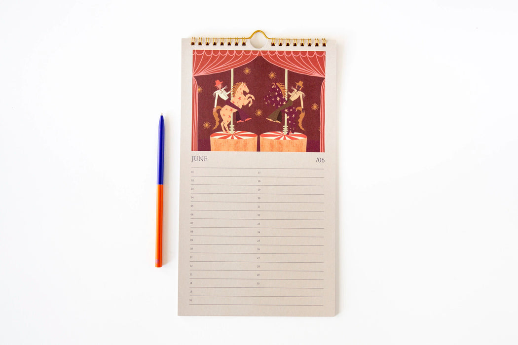 Zircus Geburtstagskalender / Birthday Calendar - Circus