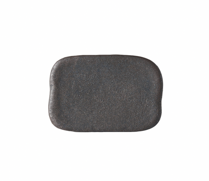 Stone Slab Rectangular Plate - 16x11cm