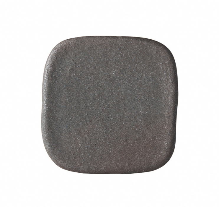 Stone Slab Square Plate - 19x19cm