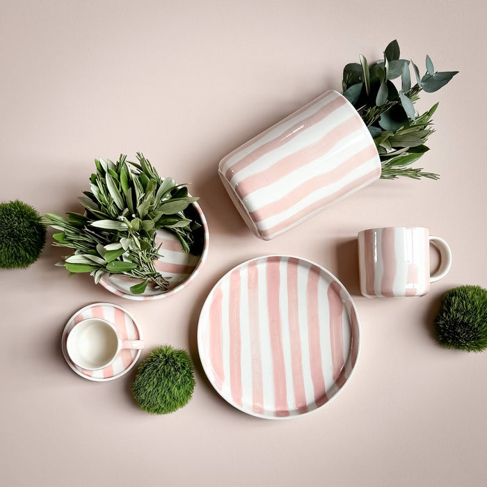 Becher Stripes - Incanto Rose