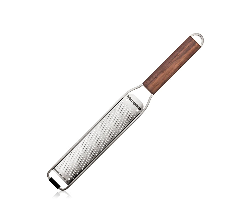 Microplane Master Serie Zester Reibe mit Walnussholzgriff