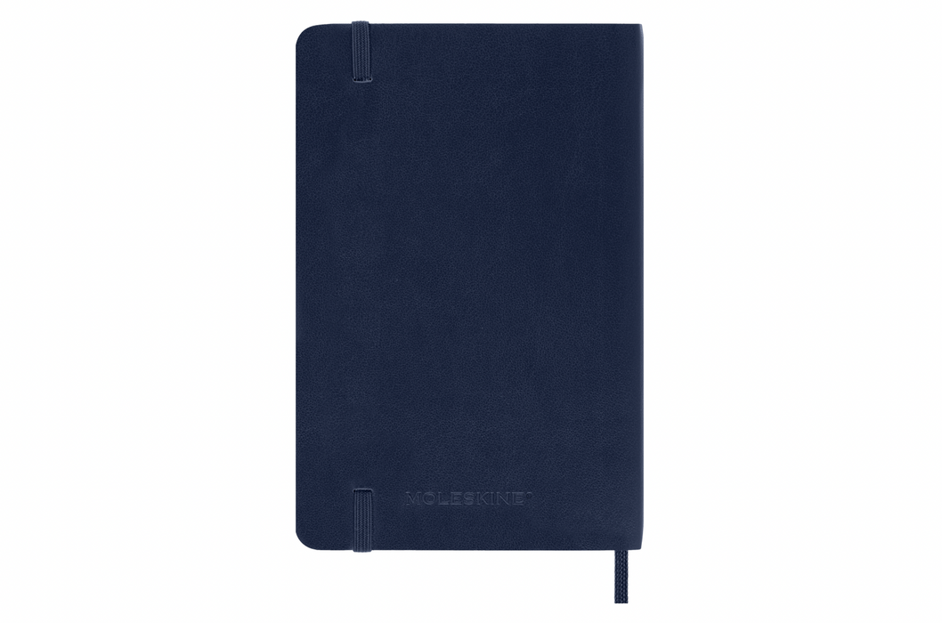 Moleskine Tageskalender 2026 - Daily Diary / Planner - Pocket - Saphir - Softcover