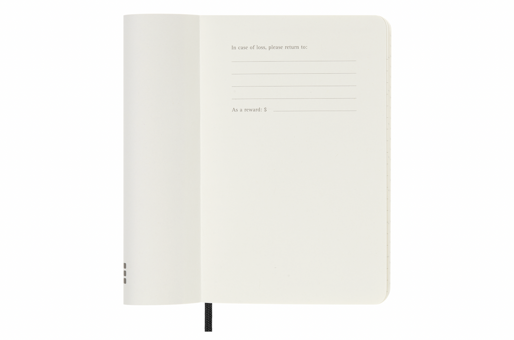 Moleskine Weekly 2026 Horizontal Diary/Planner - Pocket - Schwarz - Softcover