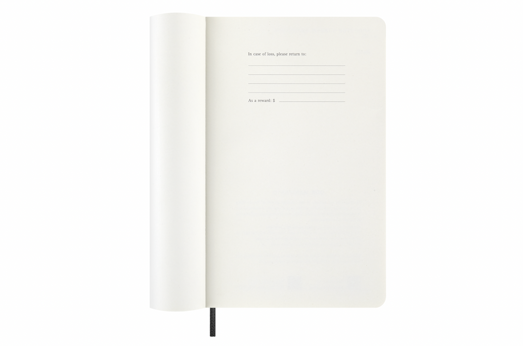 Moleskine Wochenkalender 2026 - Weekly Horizontal Diary / Planner - Large - Schwarz - Softcover