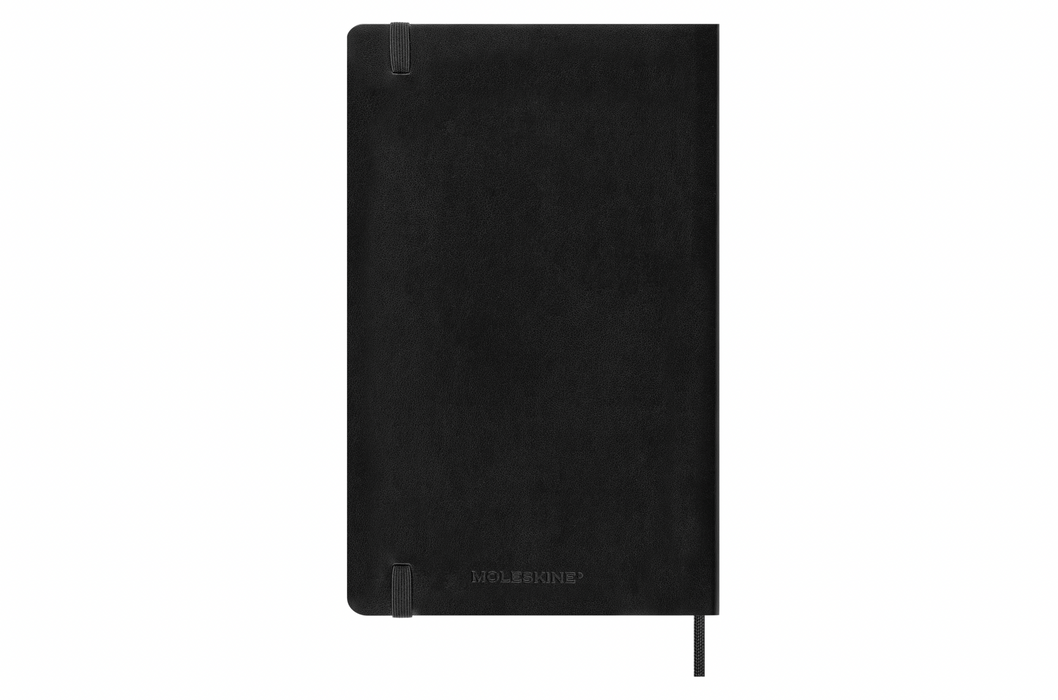 Moleskine Wochenkalender 2026 - Weekly Horizontal Diary / Planner - Large - Schwarz - Softcover