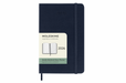 Moleskine Wochenkalender 2026 - Weekly Notebook Diary / Planner - Pocket - Saphir - Hardcover
