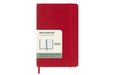 Moleskine Wochenkalender 2026 - Weekly Notebook Diary / Planner - Pocket - Scharlachrot - Softcover