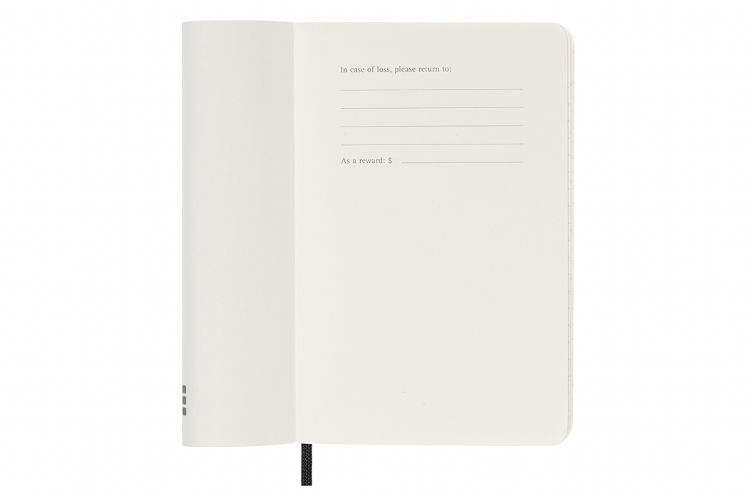 Moleskine Wochenkalender 2026 - Weekly Notebook Diary / Planner - Pocket - Schwarz - Softcover