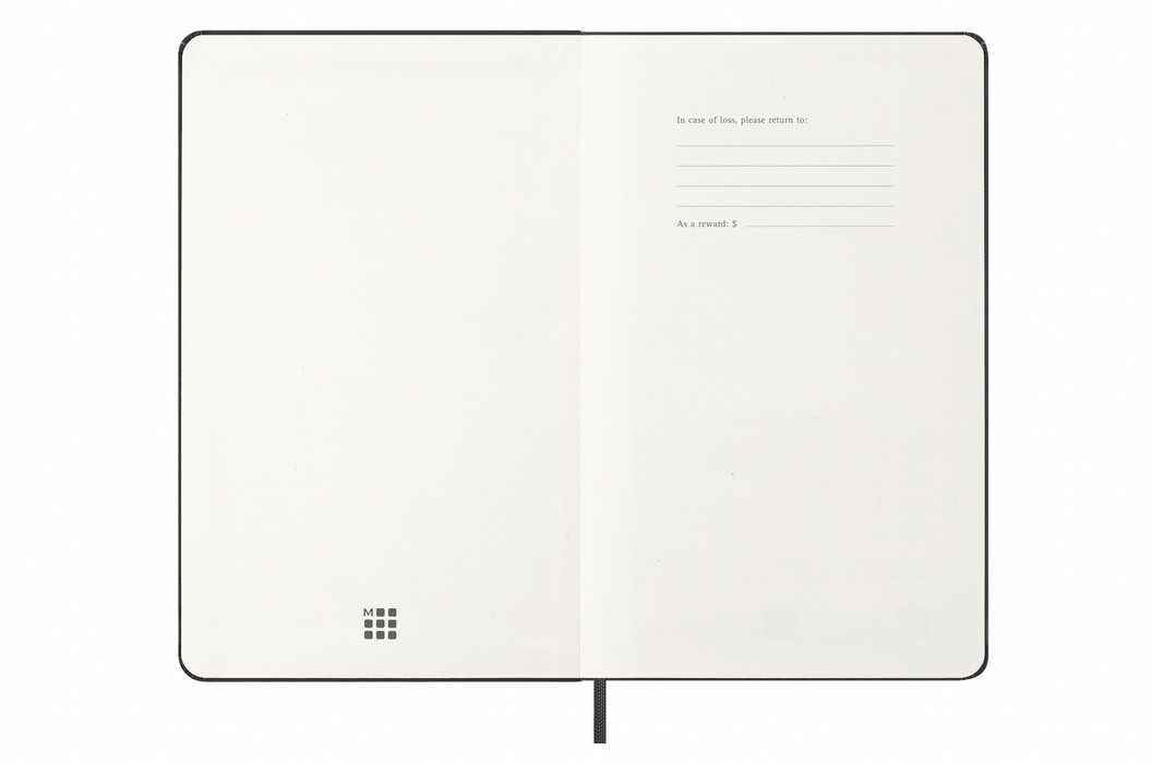 Moleskine Wochenkalender 2026 - Weekly Vertical Diary / Planner - Large - Schwarz - Hardcover