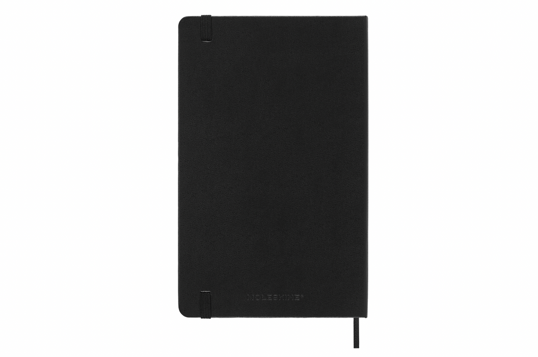 Moleskine Wochenkalender 2026 - Weekly Vertical Diary / Planner - Large - Schwarz - Hardcover