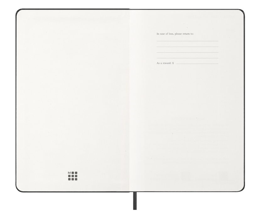 Moleskine Wochenkalender 2027 - Weekly Vertical Diary / Softcover / Planner - Hardcover - Large - Schwarz