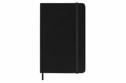 Moleskine Wochenplaner 2026 - Weekly Vertical Diary/Planner - Pocket - Schwarz - Hardcover