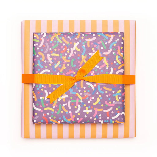 My Pretty Circus Geschenkpapier - Bunte Streusel Lila