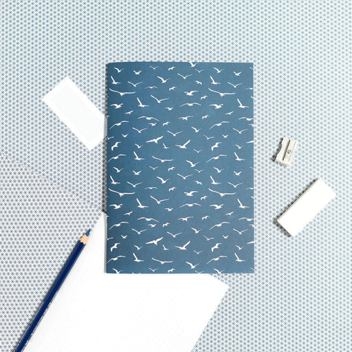 My Pretty Circus Notizbuch - Vögel Blau - A5