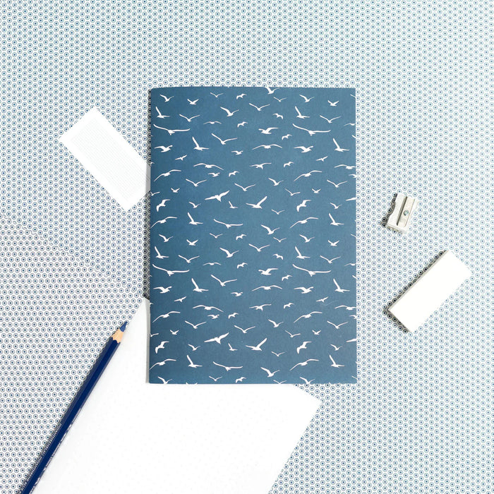 My Pretty Circus Notizbuch - Vögel Blau - A5