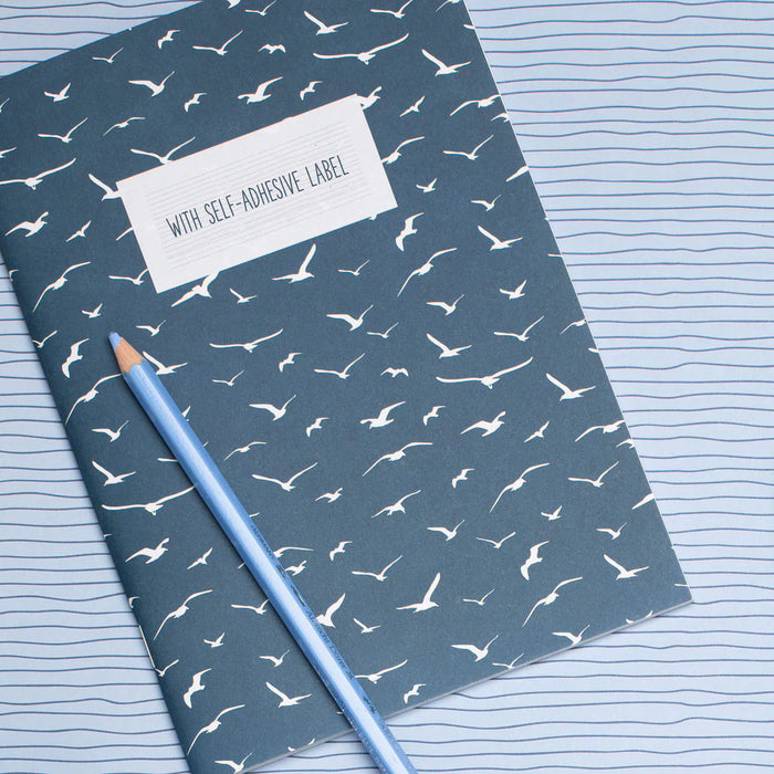 My Pretty Circus Notizbuch - Vögel Blau - A5