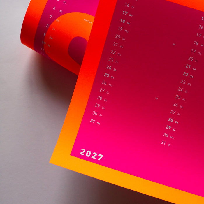 *NEONKNALL* Wandkalender 2027