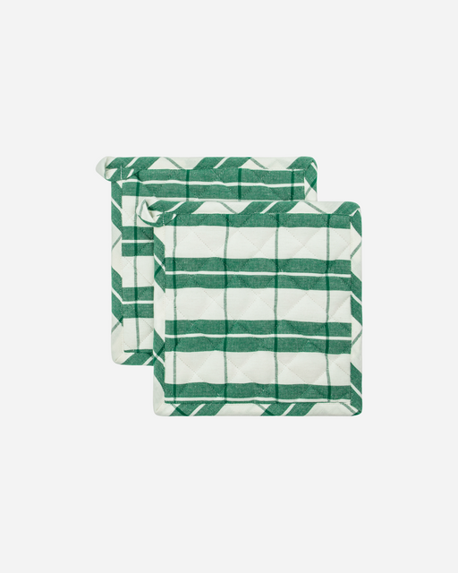 Nicolas Vahé Topflappen Zweierset - Grün