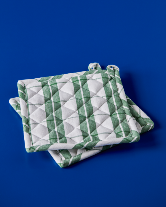 Nicolas Vahé Topflappen Zweierset - Grün