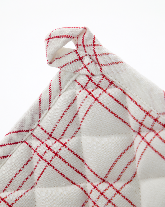 Nicolas Vahé Topflappen Zweierset - Rot kariert