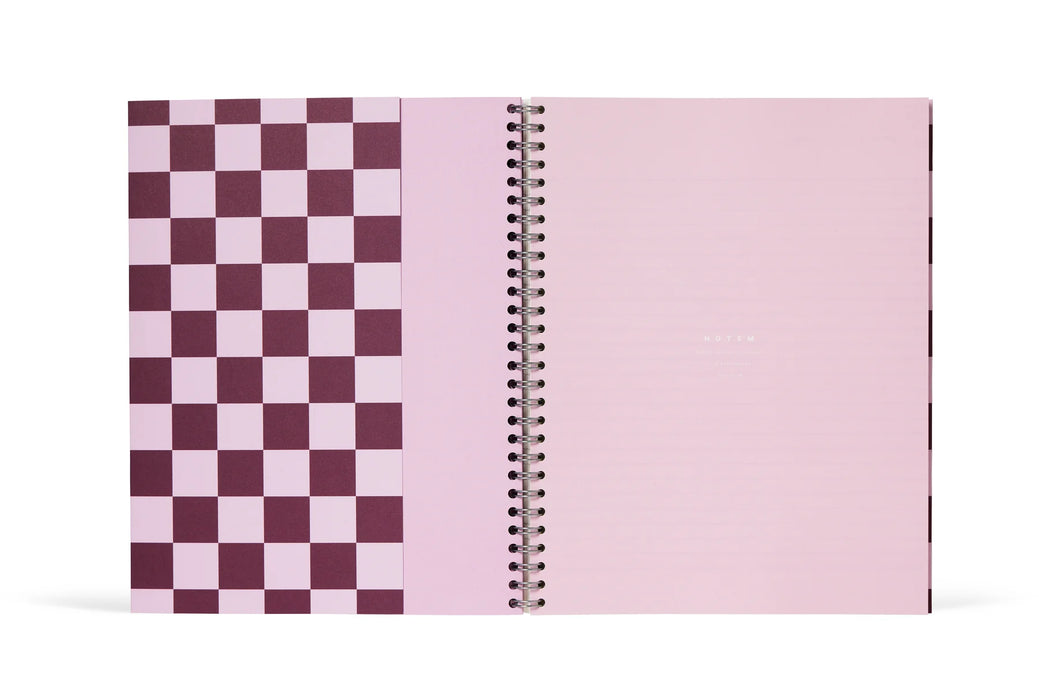 Wirebound Spiral Notebook "NELA" - Large - Notizbuch